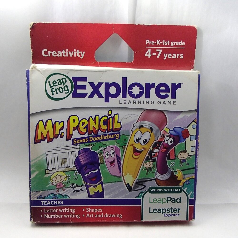 LeapFrog Mr. Pencil Saves Doodleburg Learning Game LeapPad Tablets and Leapster